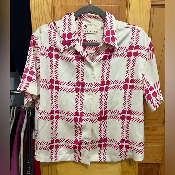 Marni for Uniqlo short sleeve button down - Picture 1 of 2
